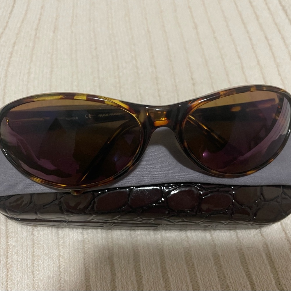 Revo 1004 008 Extreme Wrap Yellow Tortoise Sunglasses